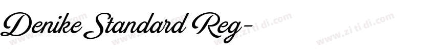Denike Standard Reg字体转换